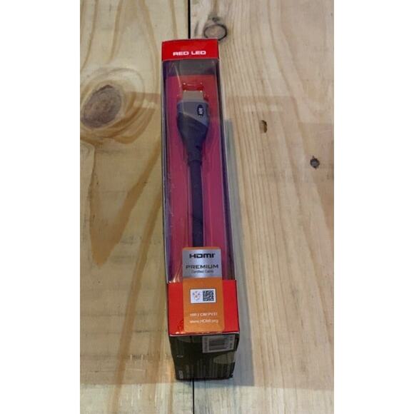 Monster High Speed 4K HDR HDMI Cable- Red - Picture 2 of 2